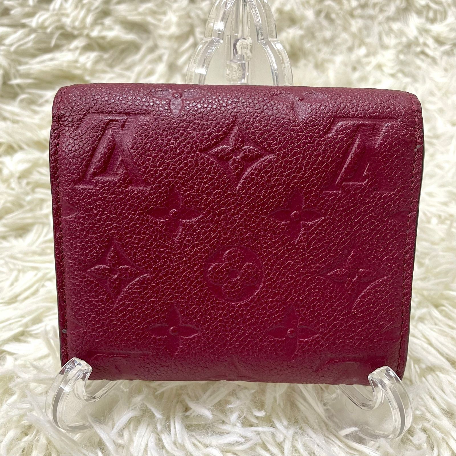 美品】LOUISVUITTON アンプラント ポルトフォイユ マリンヌ 折財布 