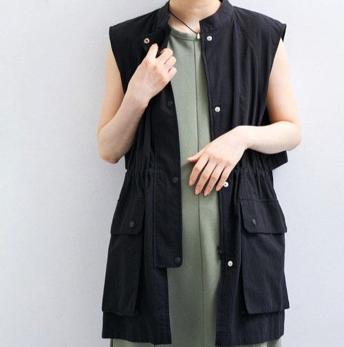 ADAM ET ROPE アダムエロペ 23SS サステナブル シャツベスト GAH03410