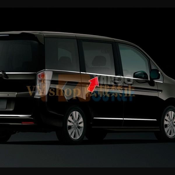 ホンダ ステップワゴン スパーダ RK1 2 5 6 サイド リア ウィンドウトリム ウェザーストリップモール カスタム パーツ 17p EX265 MANTTHAN_COM