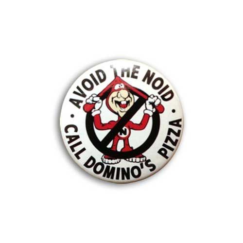 ドミノピザ　缶バッジ ドミノピザ 缶バッジ S #CB005 AVOID THE NOID 缶バッチ - メルカリ