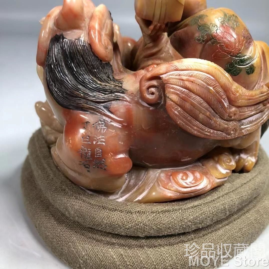 飾り 寿山石彫り