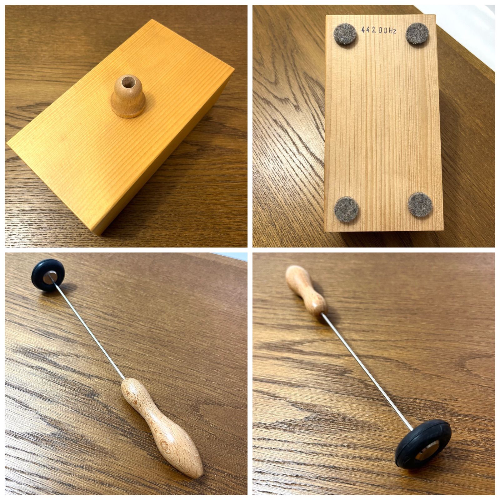 た26)ウィットナー 共鳴箱付き 音叉 A=442Hz ヒーリング 癒し 浄化