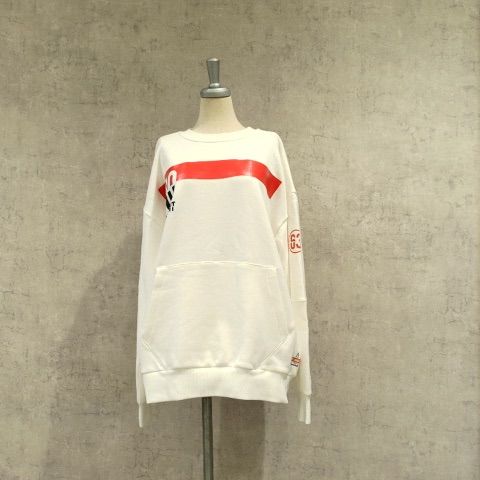 最大90%OFF　フランス「NO　COMMENT　PARIS」　NC　SPORTS　CREW　NECK　PULLOVER　Lサイズ　レディース