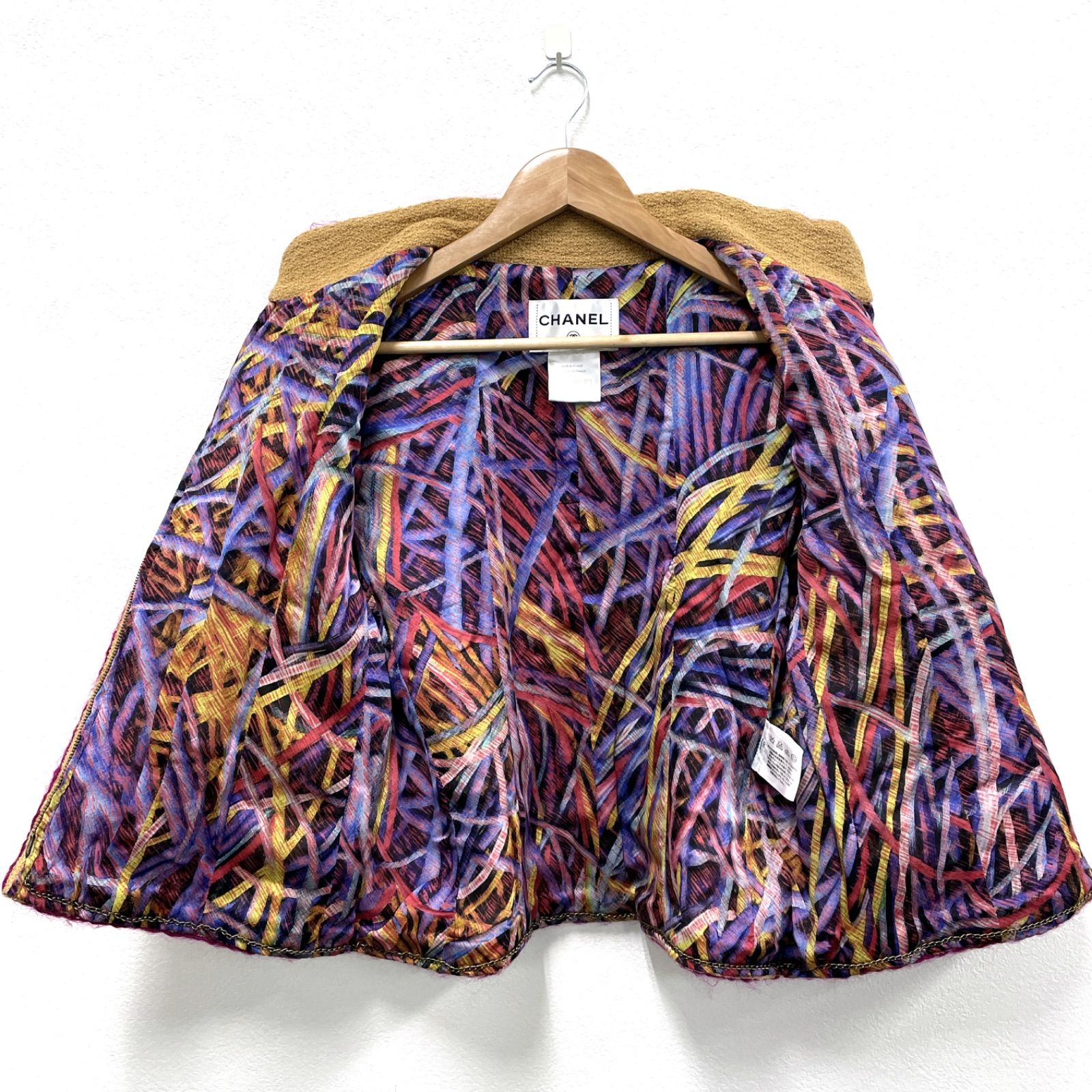 CHANEL ジャケット CHANEL シャネル ツイード ジャケット Wファスナー