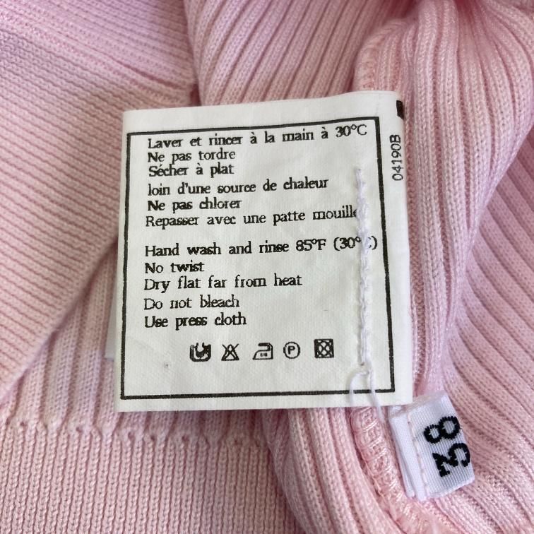 チャンリ　★美品★シャネル★マドモアゼル★ニット★ヴィンテージ★レア★ CHANEL 1995年頃製 キャビアスキンマドモアゼルステッチCCターン