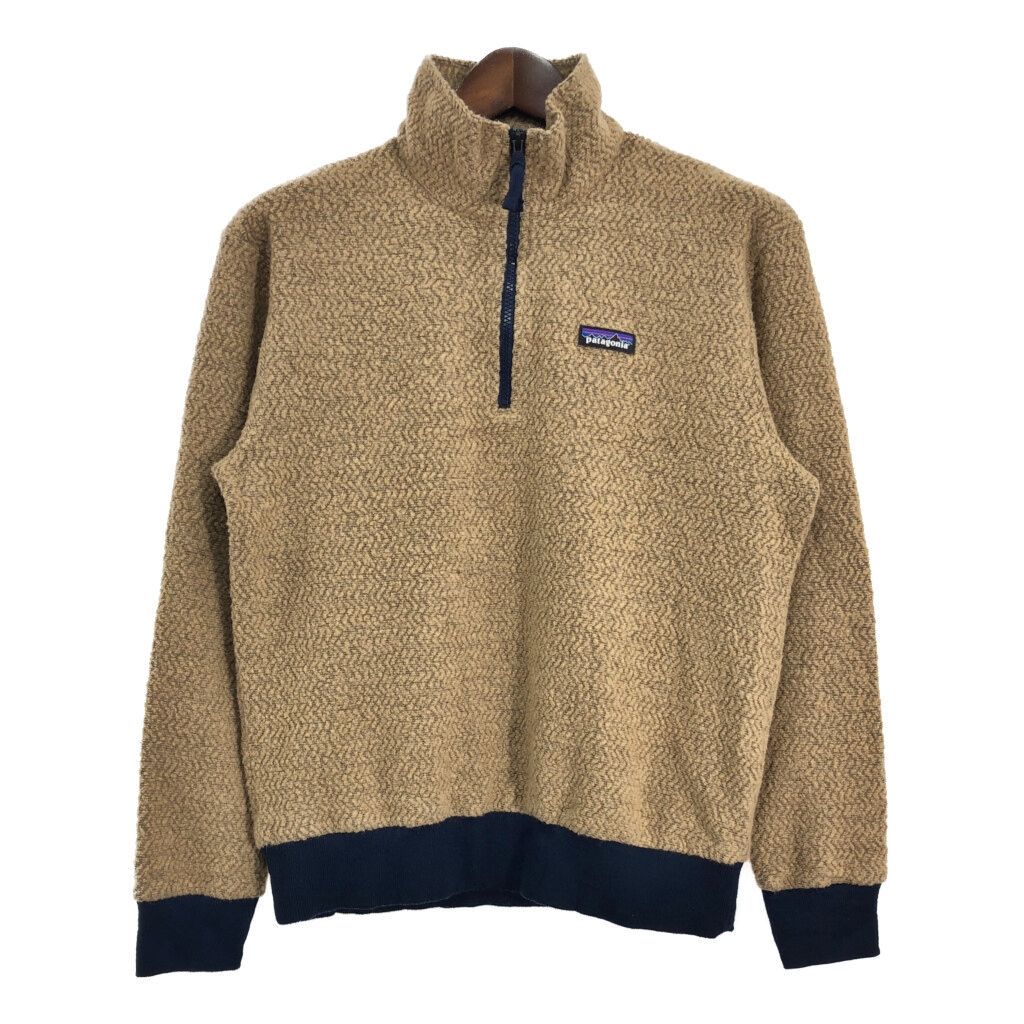 patagonia パタゴニア ウーリエステル ハーフジップ フリースジャケット アウトドア ベージュ (メンズ M) 中古 古着 R8837 -  メルカリ