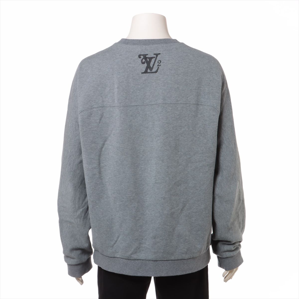 美品 ルイヴィトン 20AW NIGO コラボ スクエアード LV クルー