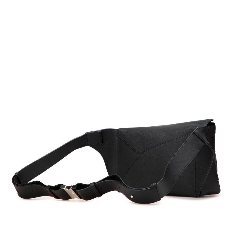 ロエベ パズル バムバッグ ボディバッグ ウエストバッグ ブラック レザー メンズ LOEWE 222-34023