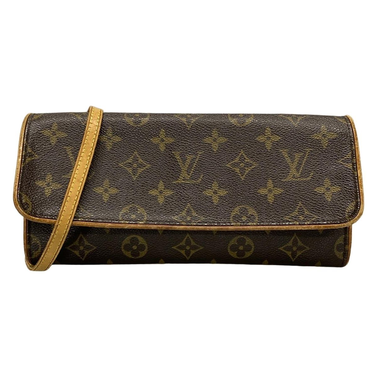 LOUIS VUITTON ルイヴィトン ショルダーバッグ モノグラム ポシェットツインGM M51852 -