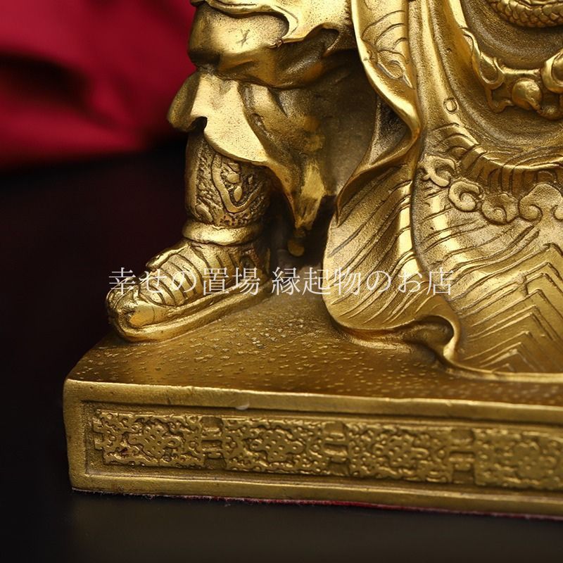 関羽像 神 三国志　銅製　仏像　彫刻　置物　開運 縁起　インテリア　アンティーク 関羽像 神 三国志銅製仏像彫刻置物開運 縁起インテリアアンティーク