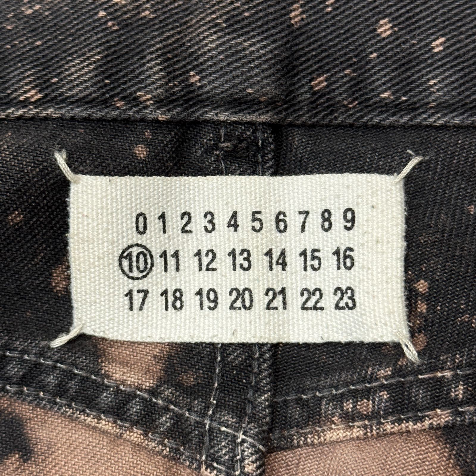国内正規 Maison Martin Margiela MM➉ ブリーチデニムパンツ ジーンズ