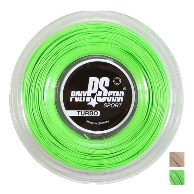 ポリスター PolyStar TURBO ターボ 1.25 1.30 1.35mm 200Mロール 硬式テニスガット ポリエステルガット 020130002