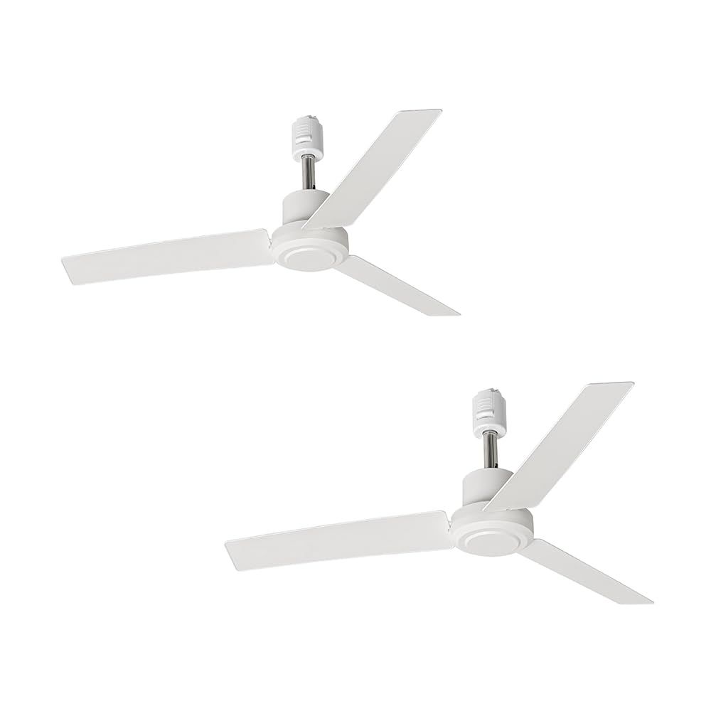 送料無料 2台セット DUCT RAIL FAN DC plus 50 ダクトレール サーキュレーターファン 空気循環 コンパクト 2台セット WH