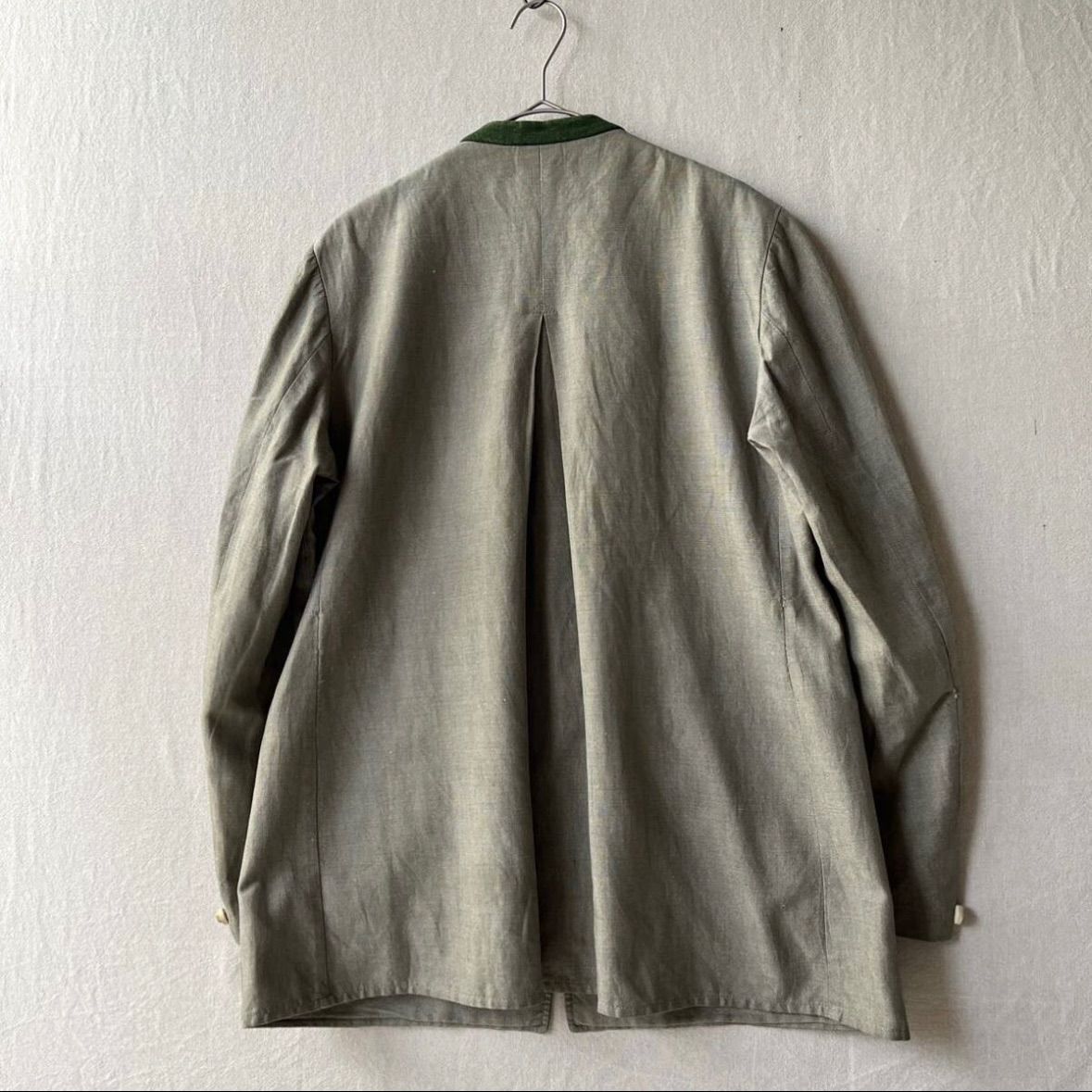 Euro Vintage リネン チロリアンジャケット サイズ54 ユーロ Euro Vintage リネン チロリアンジャケット サイズ54 ユーロ