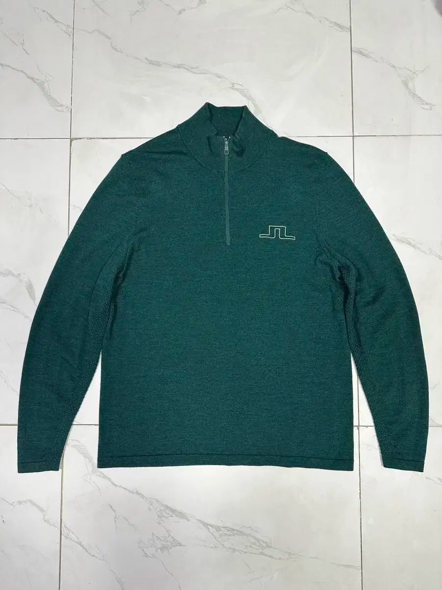 J.LINDEBERG J.リンドバーグ ジェイリンデバーグ ニット グリーン ハーフネック 長袖Tシャツ