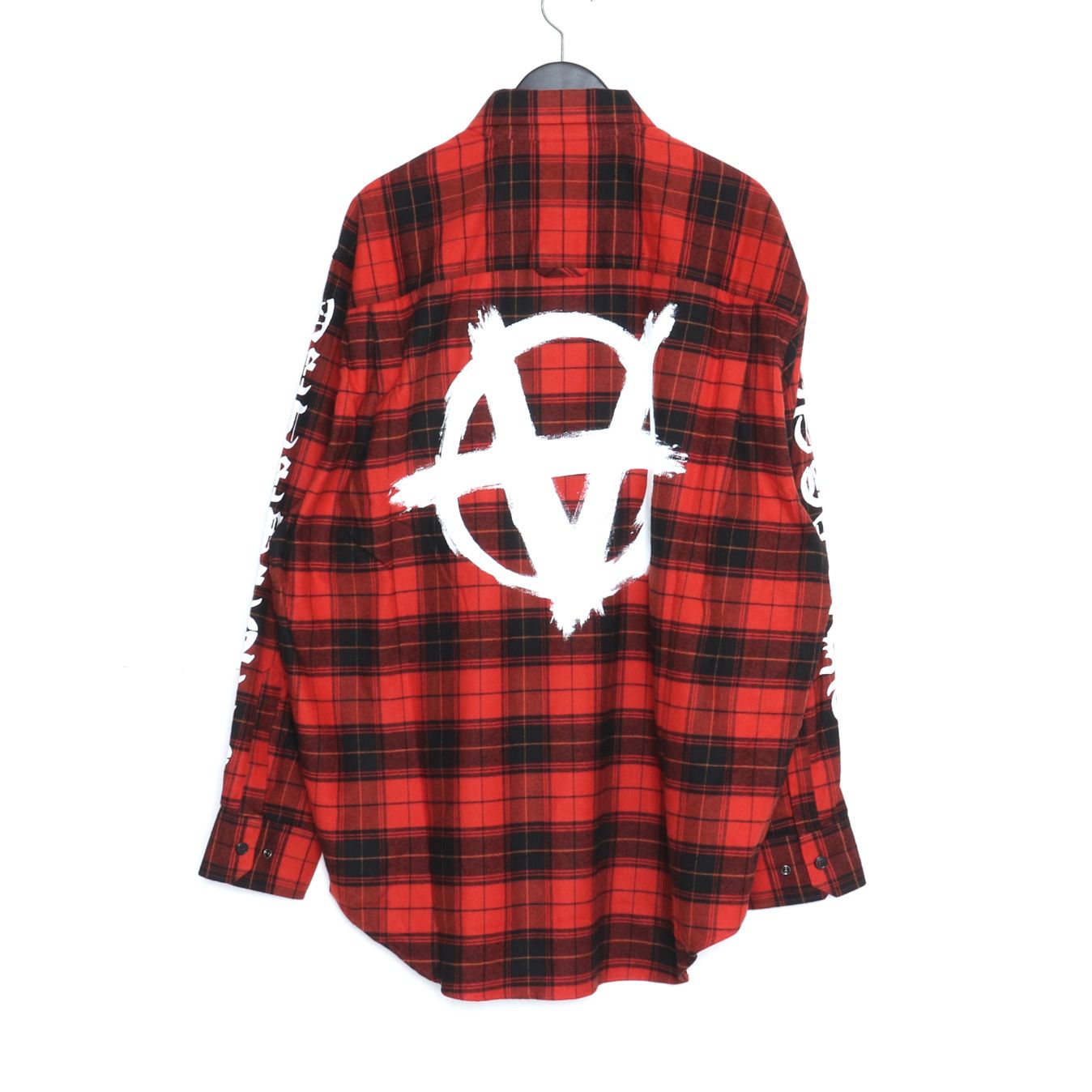 未使用 VETEMENTS Double Anarchy Logo Shirt - メルカリ