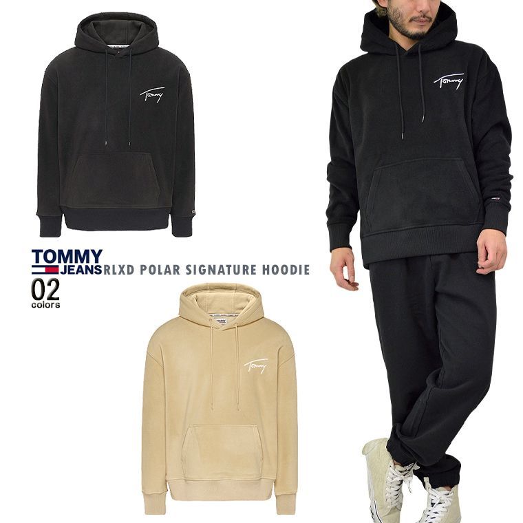 海外限定  JEANS トミージーンズ フリースフーディ男女兼用 海外限定 TOMMY JEANS トミージーンズ フリースフーディ男女兼用