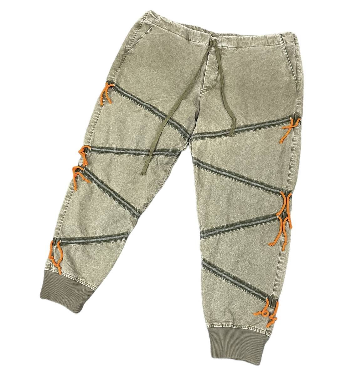 greg lauren カーブドラウンジテントパンツ 未使用品 Greg Lauren TENT CANVAS ZIG ZAG LOUNGE ジグザグ ラウンジ
