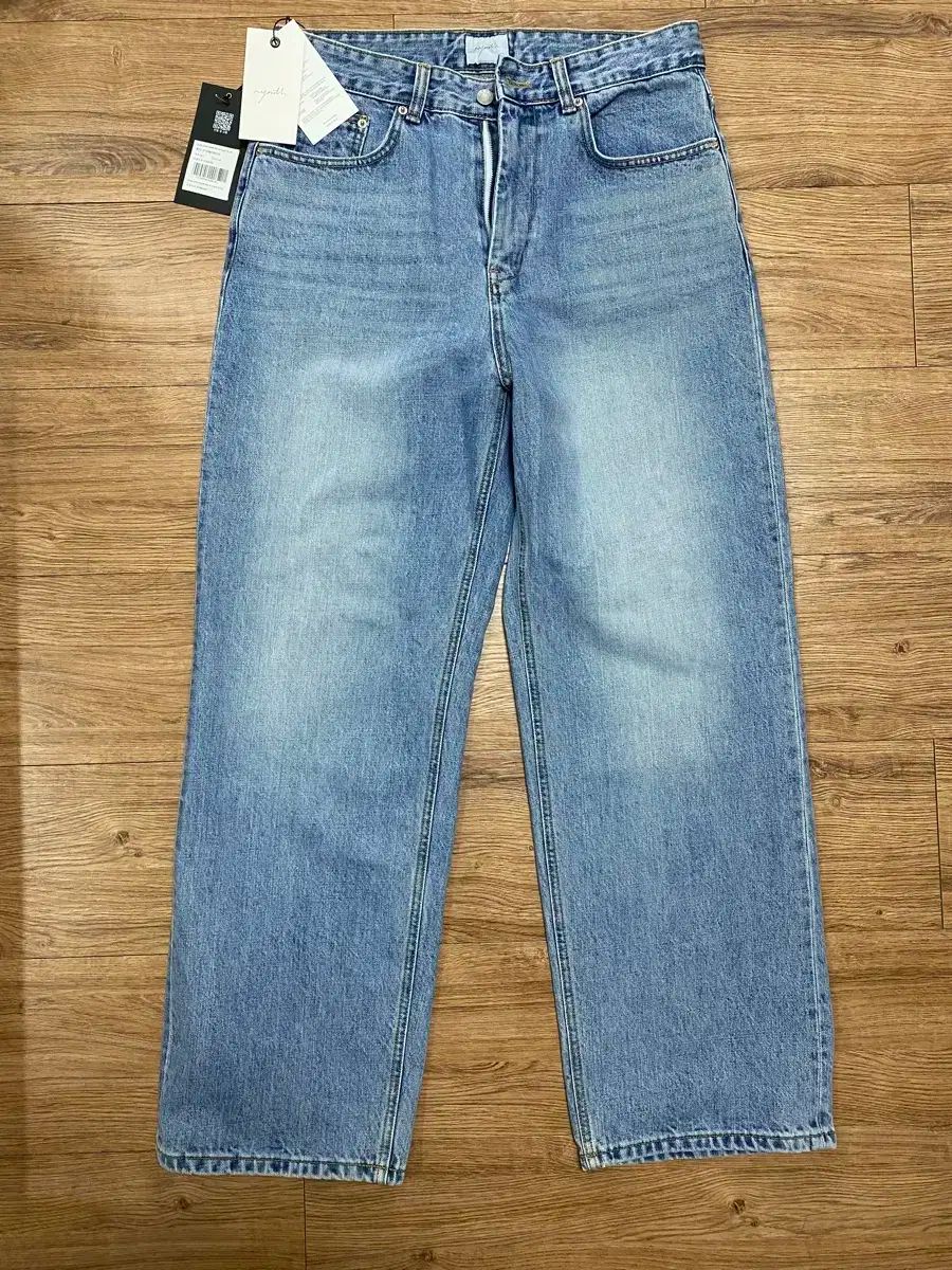 youth(ユース) 23ss ワイド デニム ライト 青 M サイズ 新品