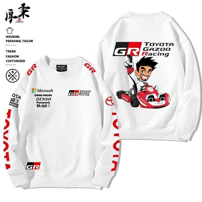 ☆激レア☆トヨタ GR Gazoo Racing☆モータースポーツ ロゴ カジュアルな服 メンズ 長袖Tシャツ 長袖 スウェット 休暇服☆Mサイズ☆  - メルカリ