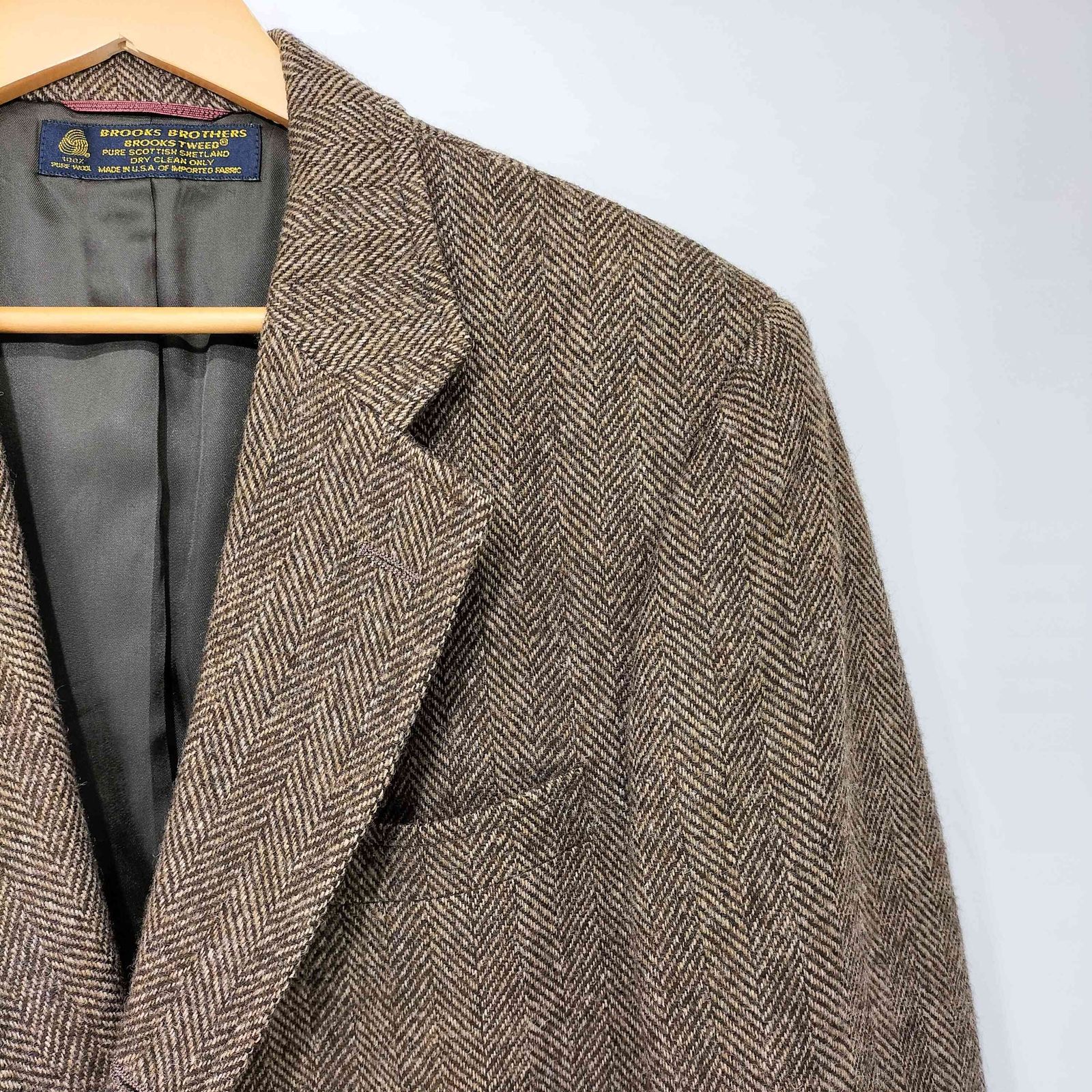 ブルックスブラザーズ BROOKS BROTHERS 80-90s USA製 BROOKS TWEED 段 