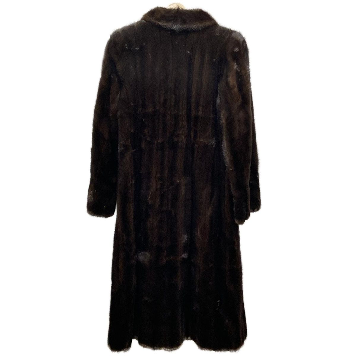 Revillon レビオン コート レディース - ダークブラウン 毛皮 長袖 ネーム刺繍 冬 ミンク