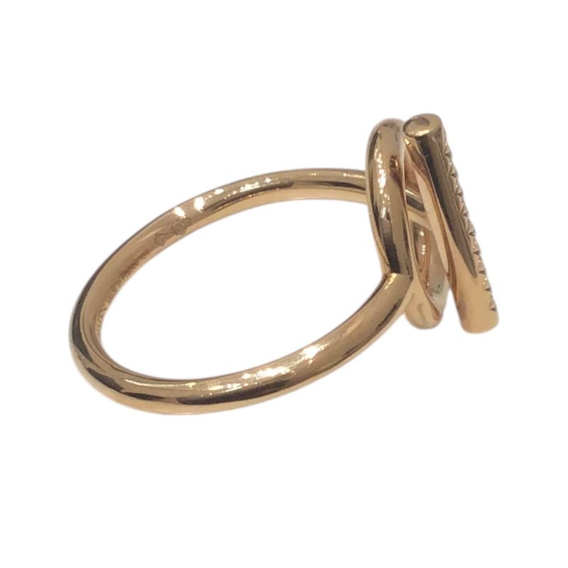 エルメス HERMES エシャペ ダイヤリング ピンクゴールド Au750 ジュエリー