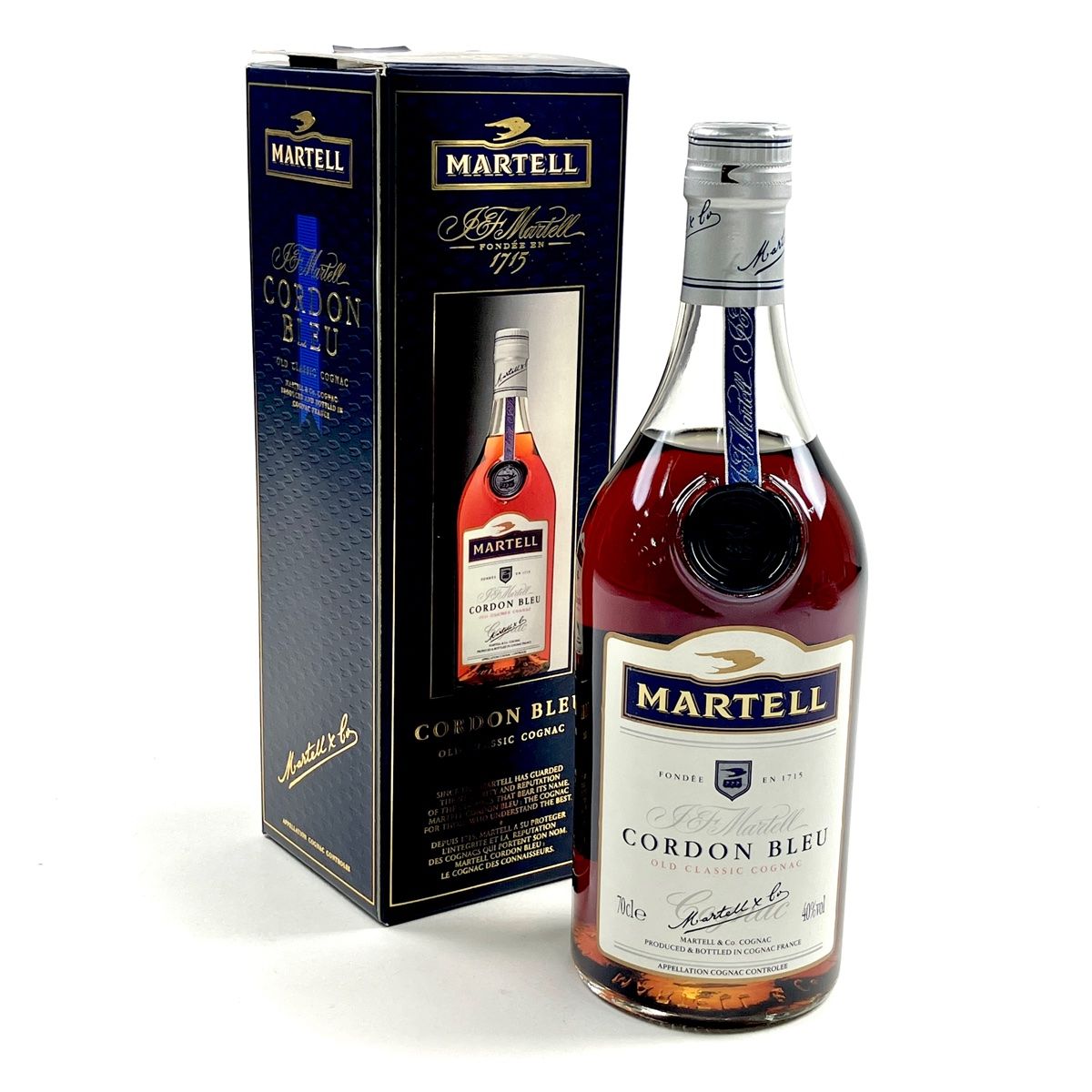 マーテル - マーテル コルドンブルー オールドクラシック 旧旧ボトル 700ml マーテル コルドンブルー オールド クラシック 40％ 700ml 匿名配送
