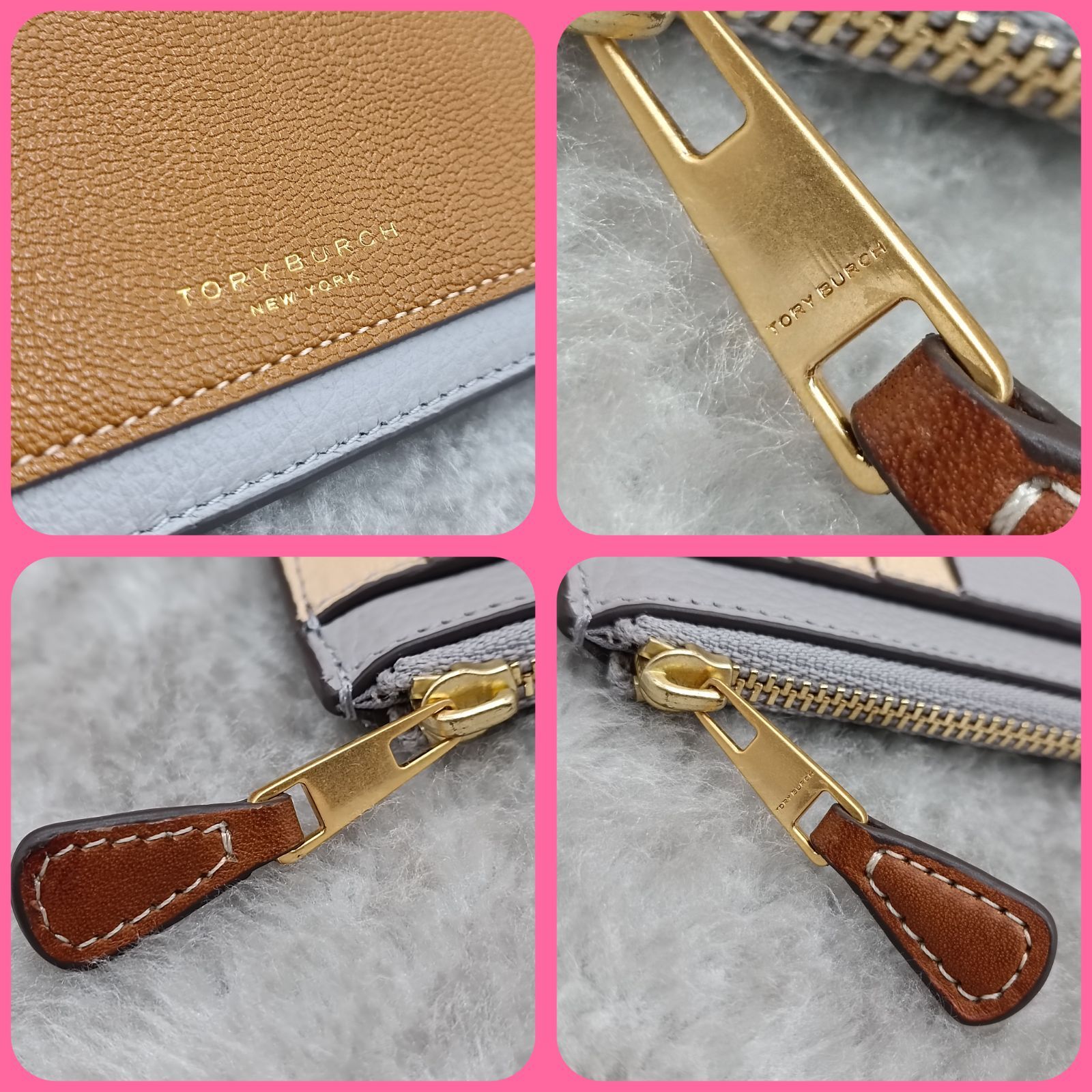 TORY BURCH 》 ☆美品☆ トリーバーチ カラーブロック ジップカード 