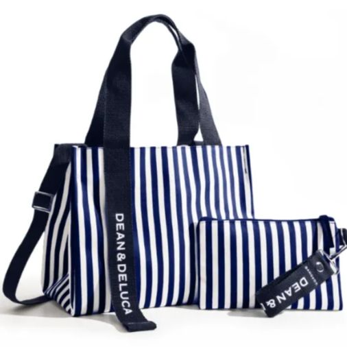 タイ限定★DEAN&DELUCA★お洒落”EMPIRE”ストライプバッグ 新着 / タイ限定 DEAN&DELUCA バンコク エンパイアストライプ