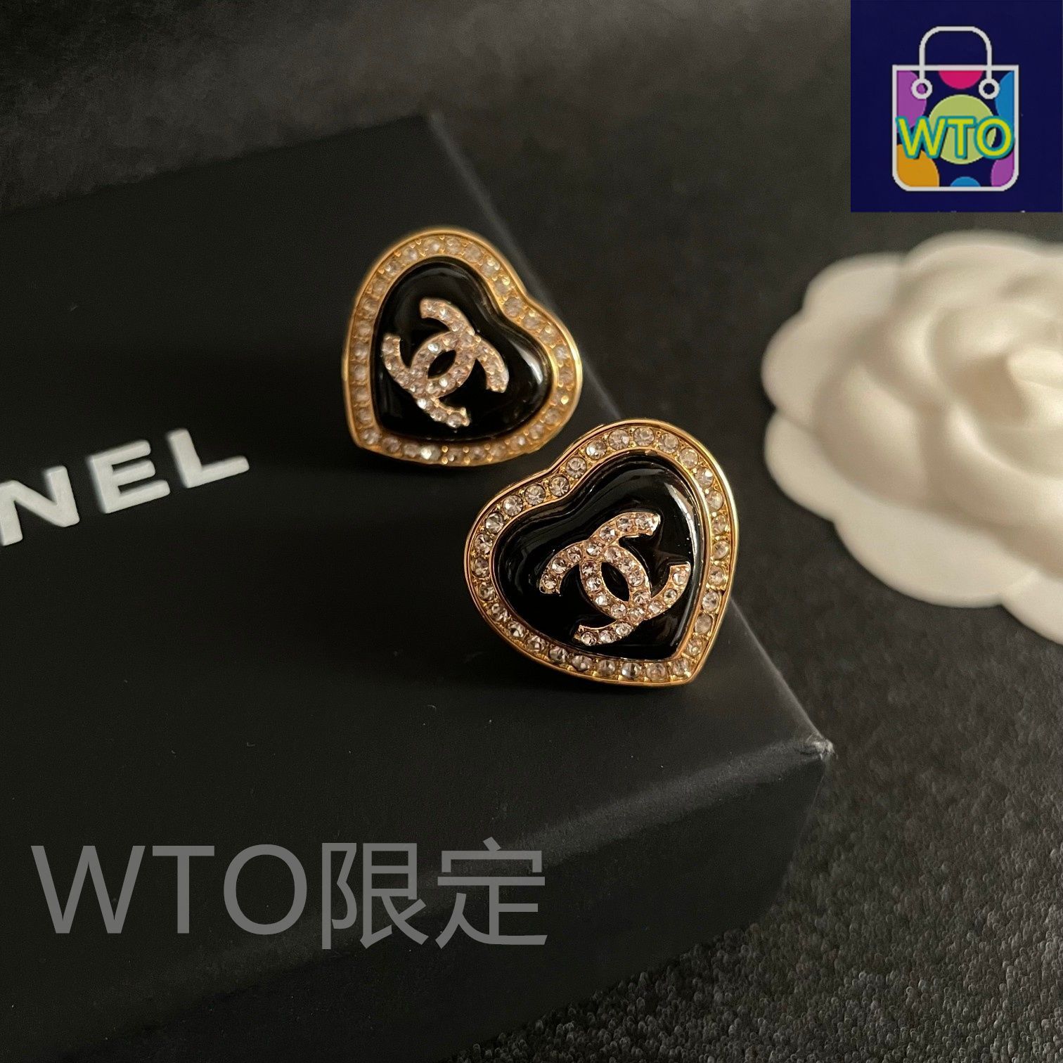 今日WTO】Chanel ヴィンテージ アルファベットピアス 送料無料