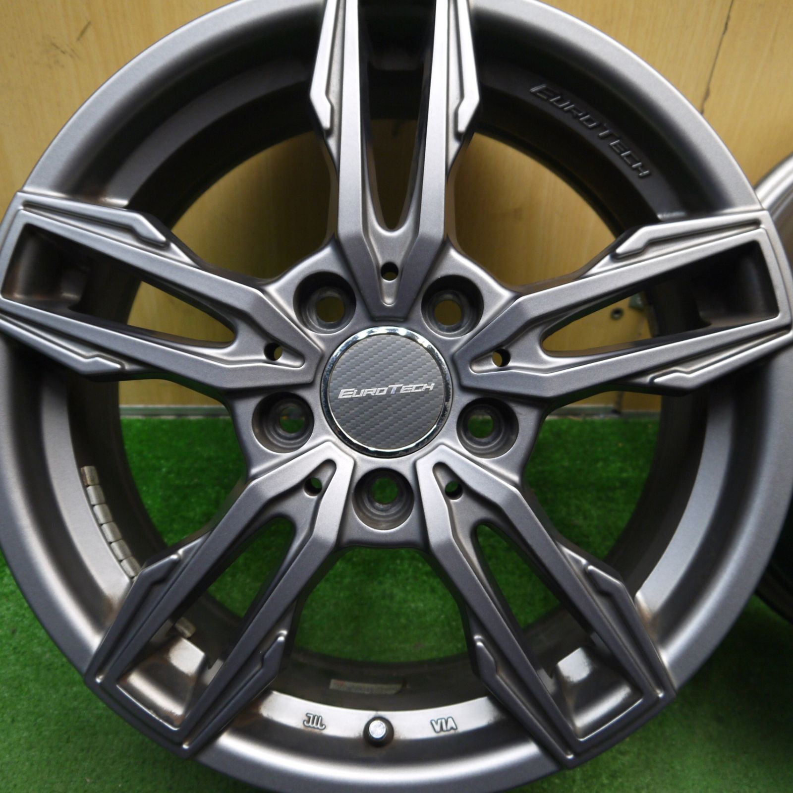 EUROTECH 16インチ 6.5J PCD100 +38 205/55R16 iG30 2014年製 溝有り