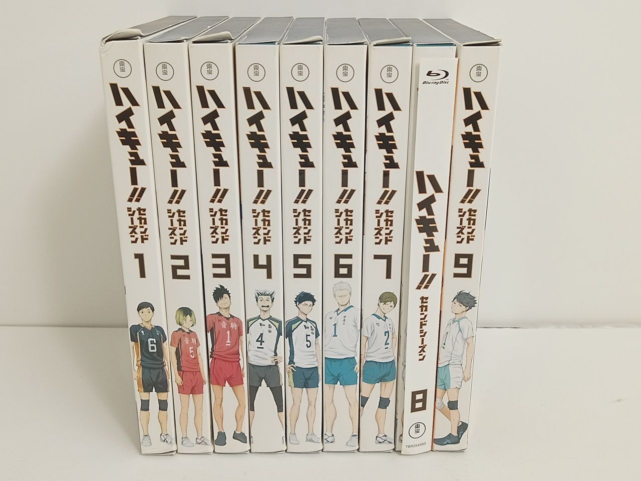 DVD+Blu-ray ハイキュー セカンドシーズン 全9巻 8巻のみBlu-ray 他は