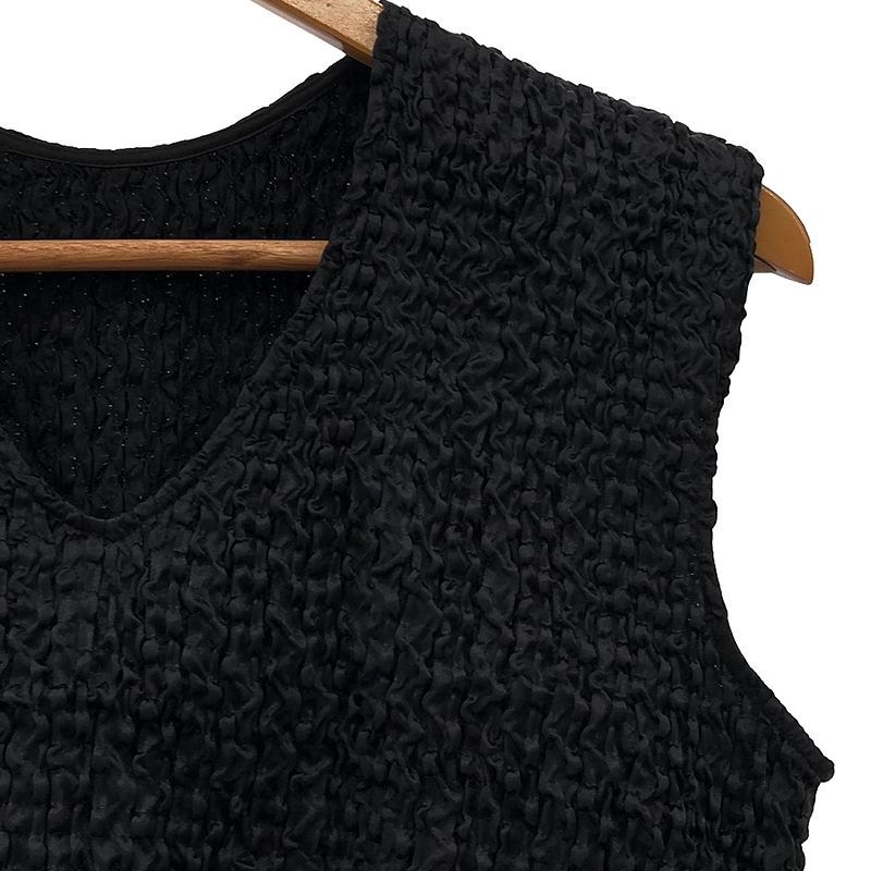 CITYSHOP / シティショップ | 2024SS | VARIATION PLEATS PULLOVER バリエーションプリーツプルオーバー | F | ブラック | レディース CITYSHOP / シティショップ | 2024SS | VARIATION PLEATS PULLOVER