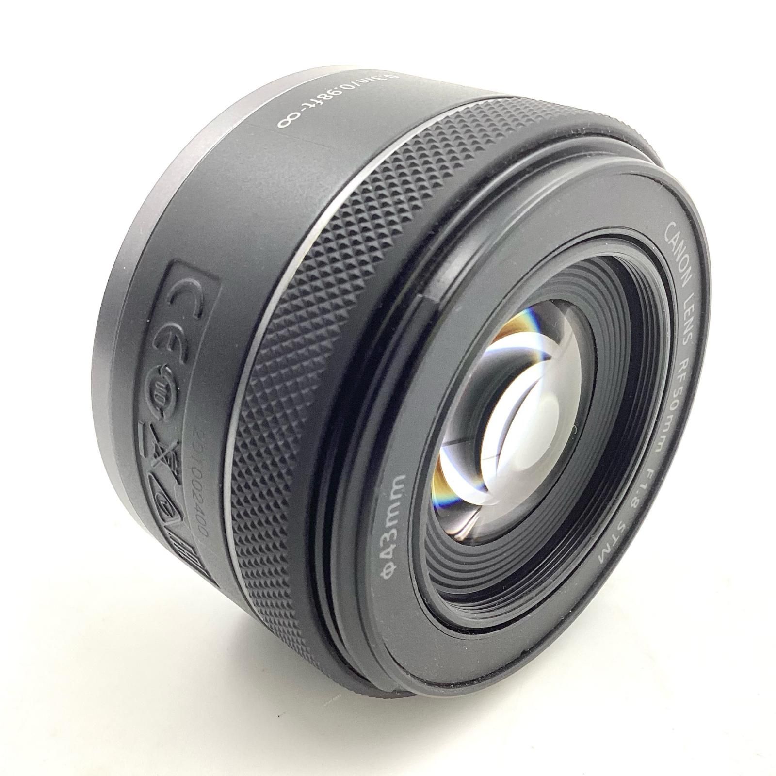 全額返金保証】【最速発送】Canon RF50mm F1.8 STM 美品 動作