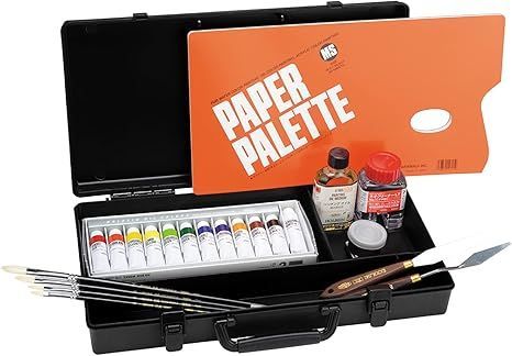 定番人気，格安 【在庫処分】ホルベイン 油絵具 アタッシュ大長ボックス Cセット 130166 応募券