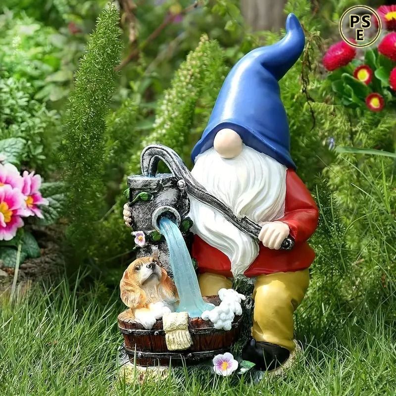 新品 ソーラーライト ノーム 小人 ガーデンライト チェア 防水  