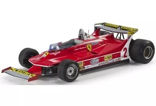 ミニカー　1/18 フェラーリ 312 T5 1980 モナコGP 5th No.2 G.ビルヌーブ 「GP REPLICASシリーズ」 [GRP045D] 中古】ミニカー 1/18 フェラーリ 312 T5 1980 モナコGP 5th No.2