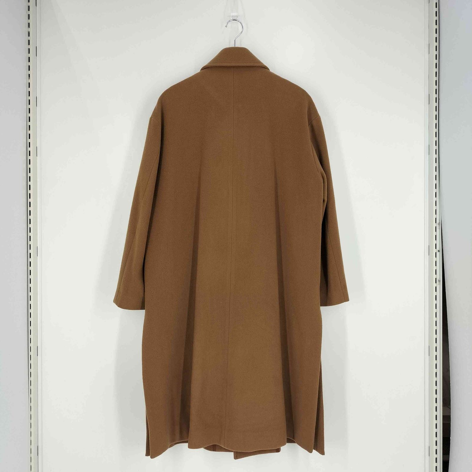 クルニ CULLNI フライフロントウールステンカラーコート メンズ