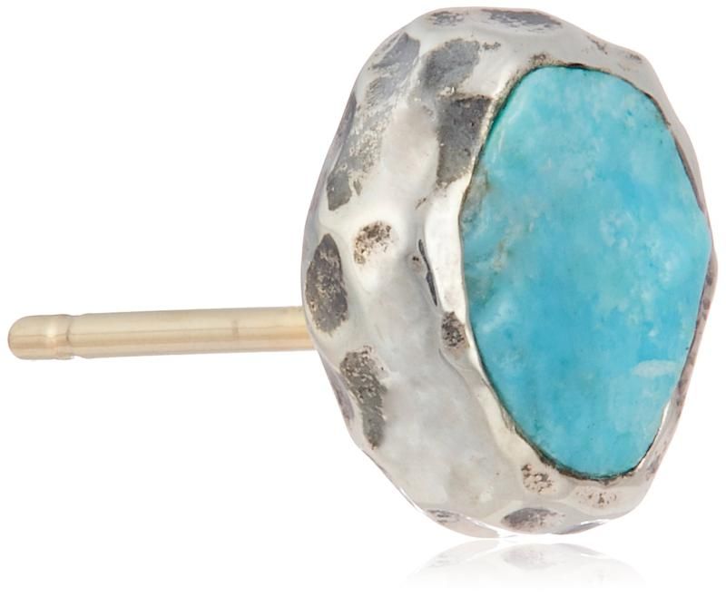 ライオンハート スリーピングビューティーターコイズピアス/シルバー925