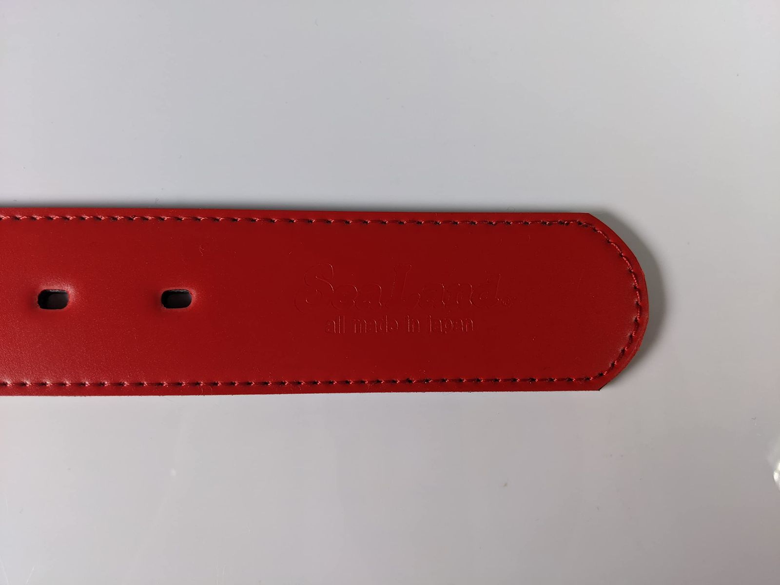  ベルト サイズ130 cmまで 幅40 mm 野球 レッド ロング シーランド ベルト キッズファッション小物