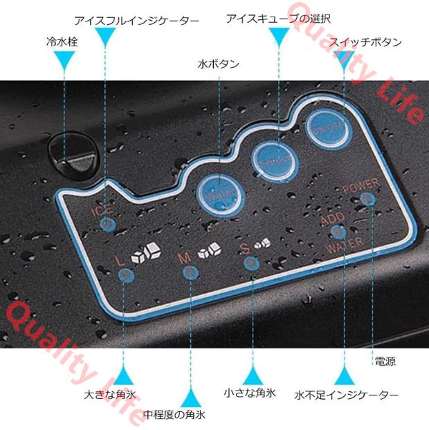 毎日の出力25kg パイプラインなしの高速製氷機