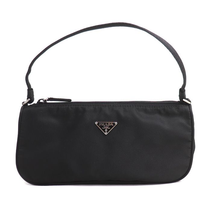 PRADA プラダ TESSUTO SPORT アクセサリーポーチ ブラック MV633 レディース 中古 美品