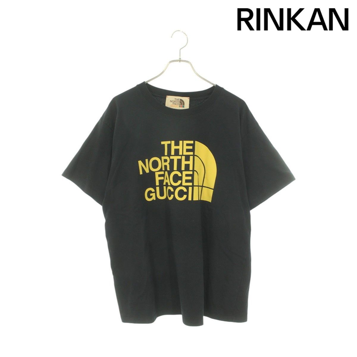 グッチ 616036 XJDCL ダブルネームロゴプリントTシャツ メンズ S