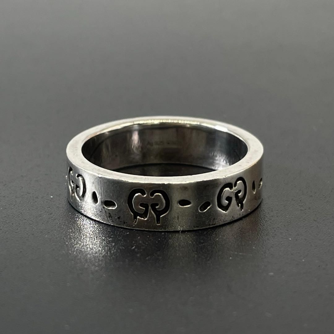 GUCCI グッチ リング 指輪 アクセサリー ゴースト スカル ドクロ GG