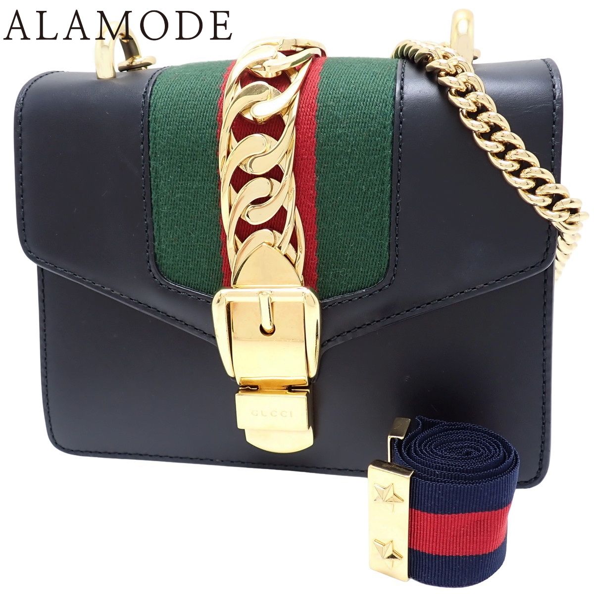 GUCCI(グッチ) シェリー シルヴィ ミニチェーンショルダー ショルダー 