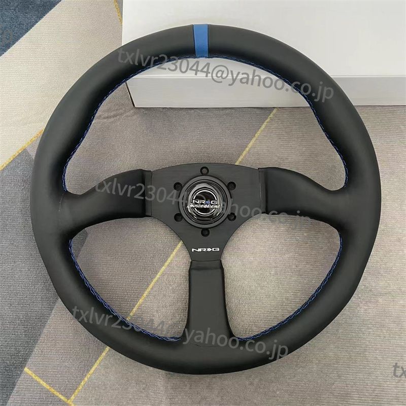 NRG ステアリング 車ハンドル 14インチ350mm スポーツステアリング ホイール 105