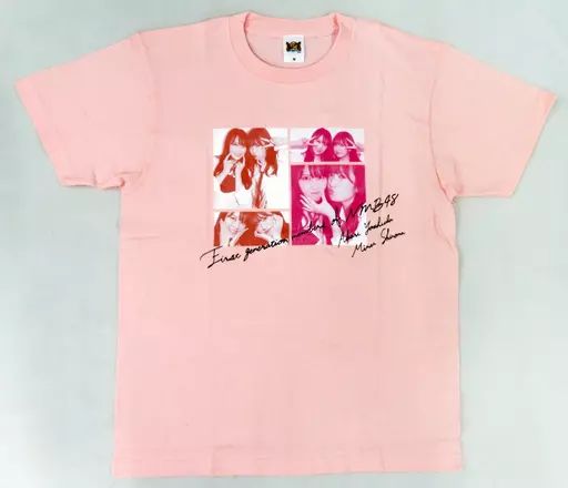 中古】Tシャツ 吉田朱里(NMB48) Tシャツ(Type-B) ピンク XL