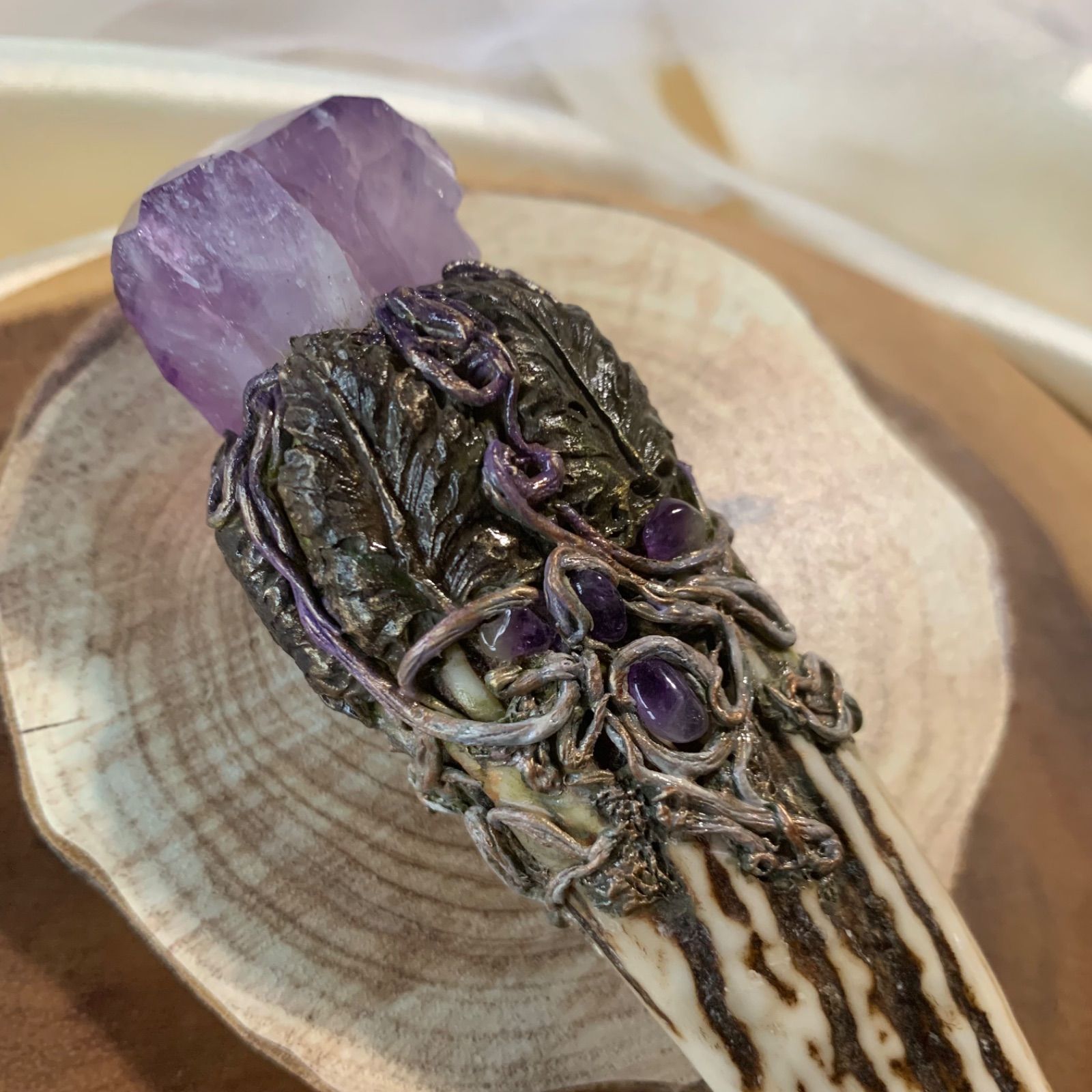 うさ様御専用♡アメジスト鹿角ワンド#27 - メルカリ