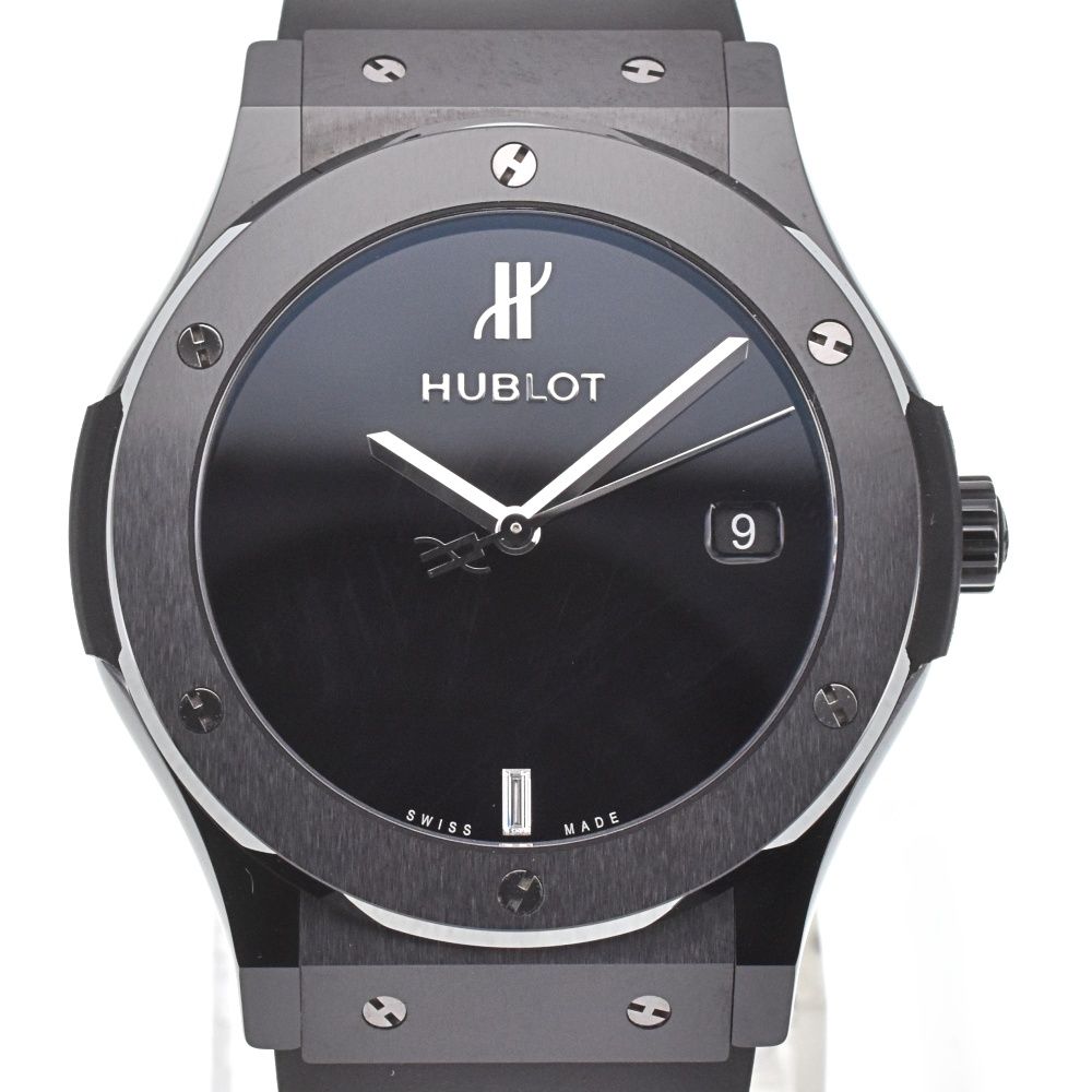 ウブロ HUBLOT 511.CM.1470.RX.MYOS クラシックフュージョン セラミック YOSHIDAスペシャル 自動巻き メンズ美品箱付き M#129454